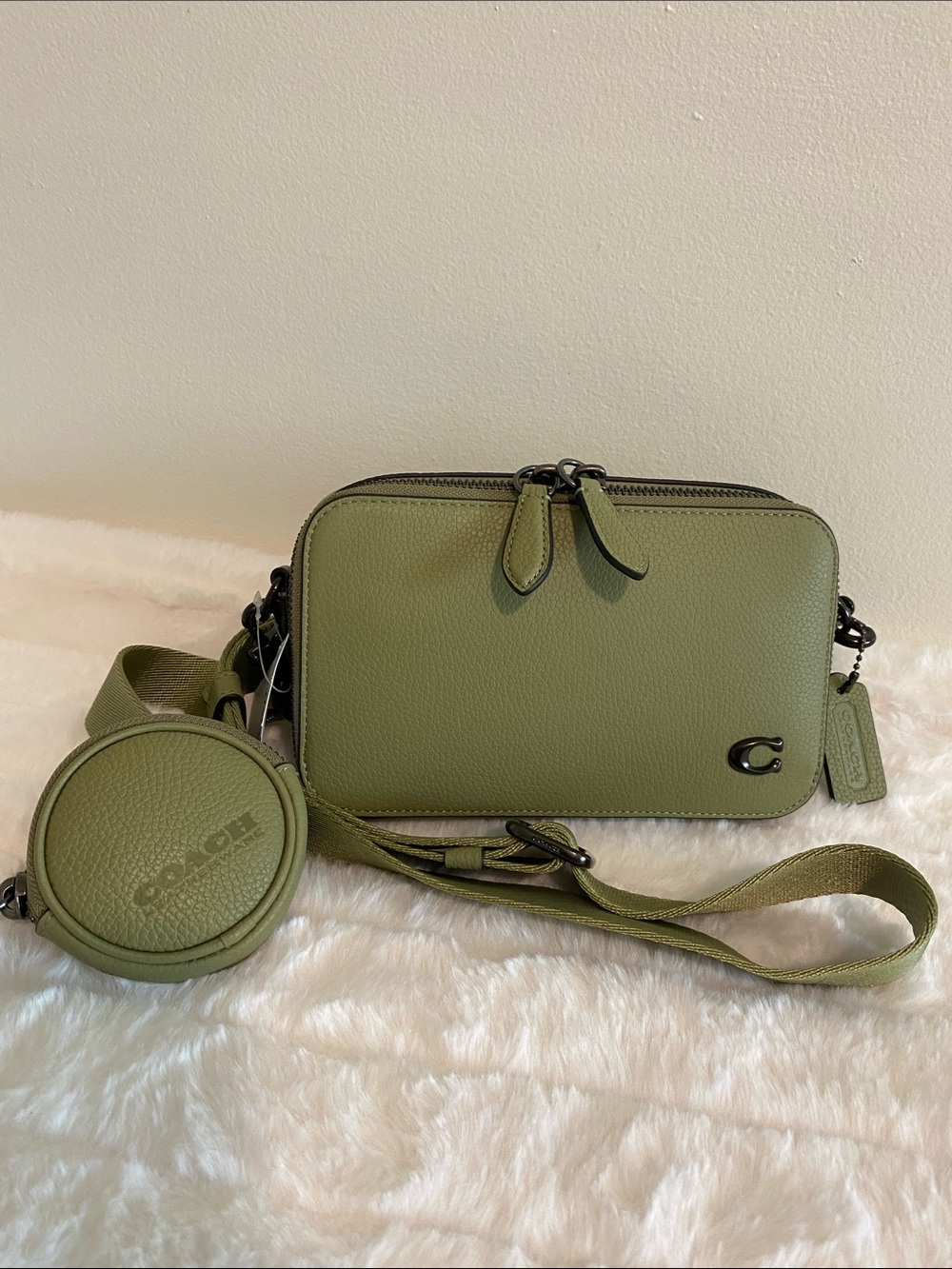 Coach 1941 Green Charter Slim Crossbody Bag in Moss CC070 - NWT - Price Firm